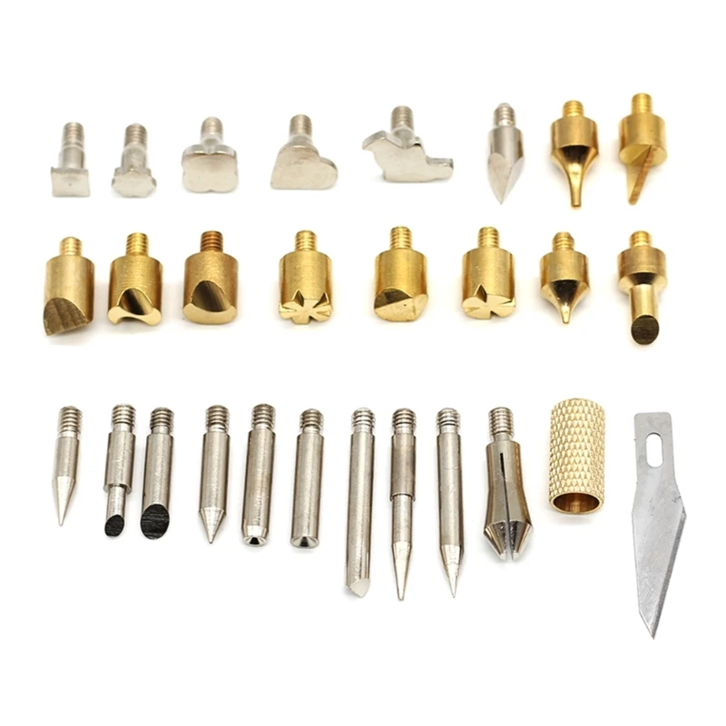 Set completo teste per saldatore da 28 pezzi per intaglio e artigianato