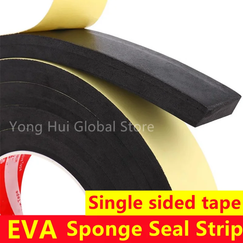 

Self Adhesive EVA Sponge Seal Strip Single-sided Strong Adhesive Soundproof Foam Anti-collision Window Door Seal Strip Gasket