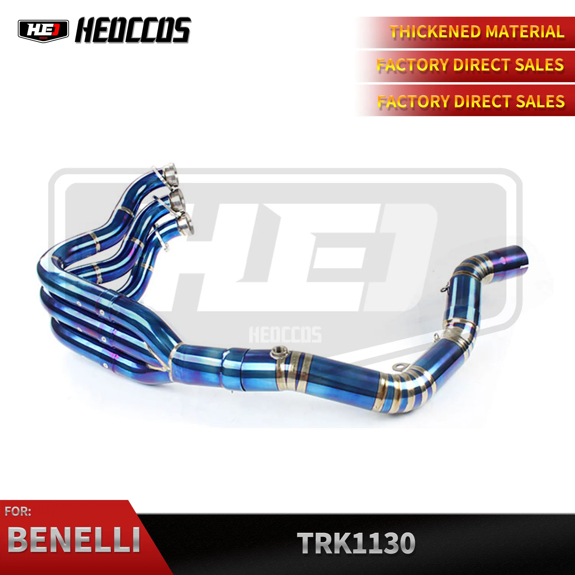 

HEO Titanium motorcycle exhaust system For Benelli TRK1130 full exhaust system