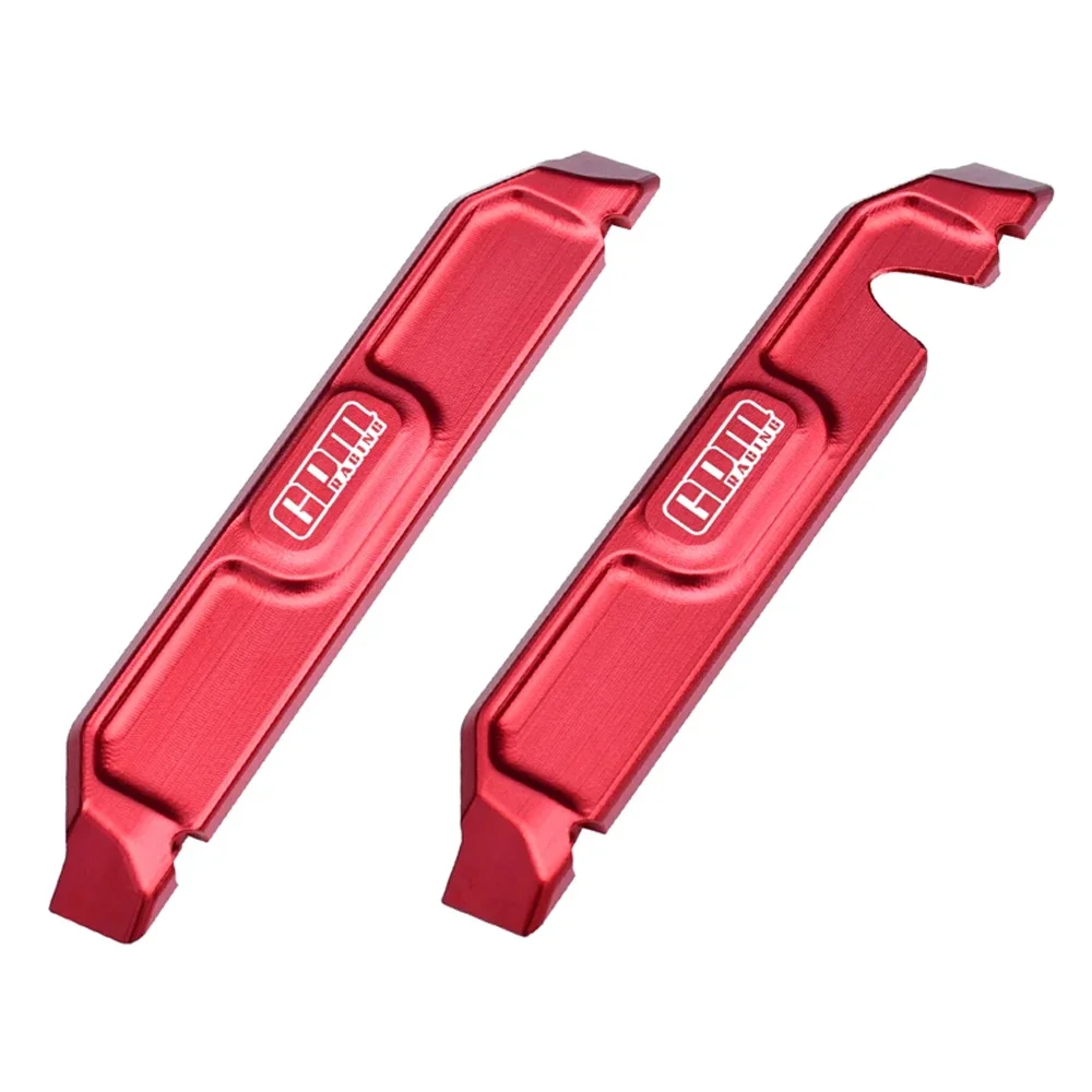 GPM معدن 7075 سبيكة الهيكل Nerf القضبان الجانبية زلق دواسة مسند القدم 10723 ل TRAXXAS Mini Maxx Monster Truck 107154 -1 سيارات RC #2