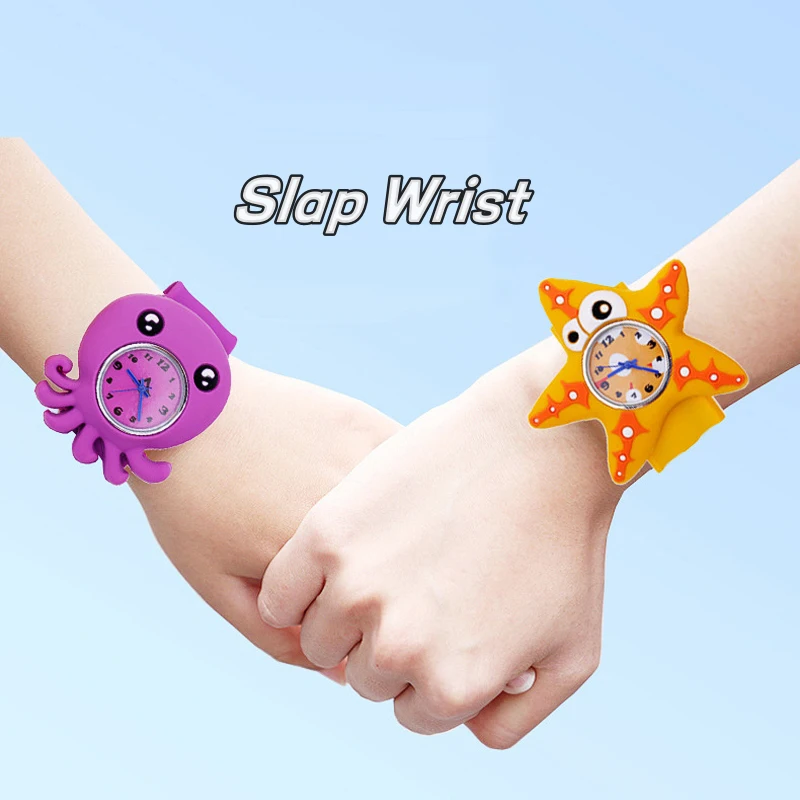 Girls Boys Simple and Exquisite Gift Children Watches Kindergarten Activity Party Gift Baby Learn Time Toy Cartoon Kids Watches