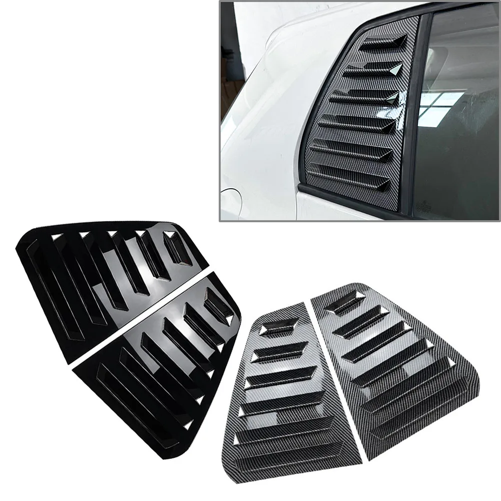 

Car Rear Window Side Vent Shutter Louver Cover Trim Left+Right 2Pcs For VW Volkswagen Golf 6 MK6 2008 2009 2010 2011 2012