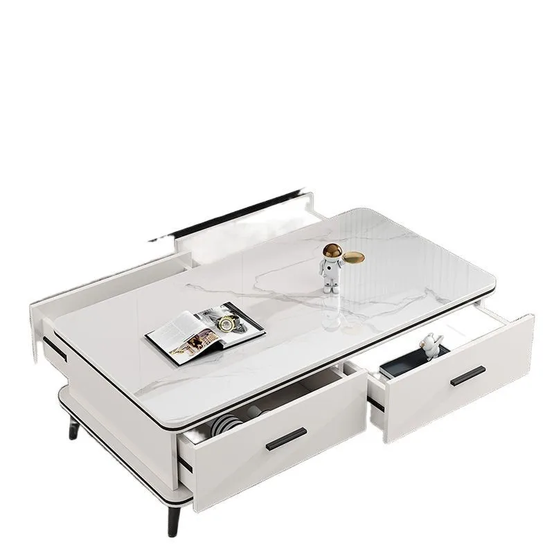 

TV cabinet coffee table combination simple modern light luxury new living room