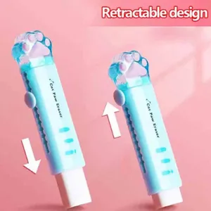 Cat Glack Push-Pull Eraser Pencil, Designed for Easy Use, Student Office Material, Beautiful 8 Main Sales School Rubbers - №3
