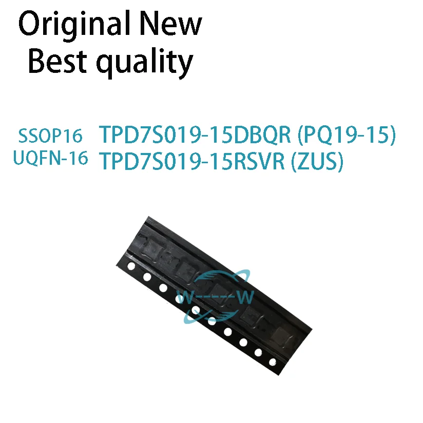 (10 PCS)NEW TPD7S019-15DBQR PQ19-15 TPD7S019-15RSVR ZUS TPD7S019-15 TPD7S019 SSOP-16 QFN-16 IC Chip electronic