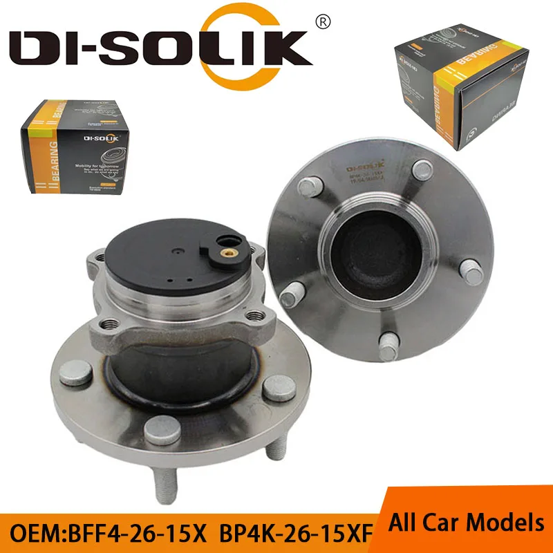 

DI-SOLIK Auto Car Parts Rear Wheel Hub Bearing Assembly BFF4-26-15X BBM2-26-15XA BBM2-26-15XB BP4K-26-15XA VP4K-26-15XB VKBA7449