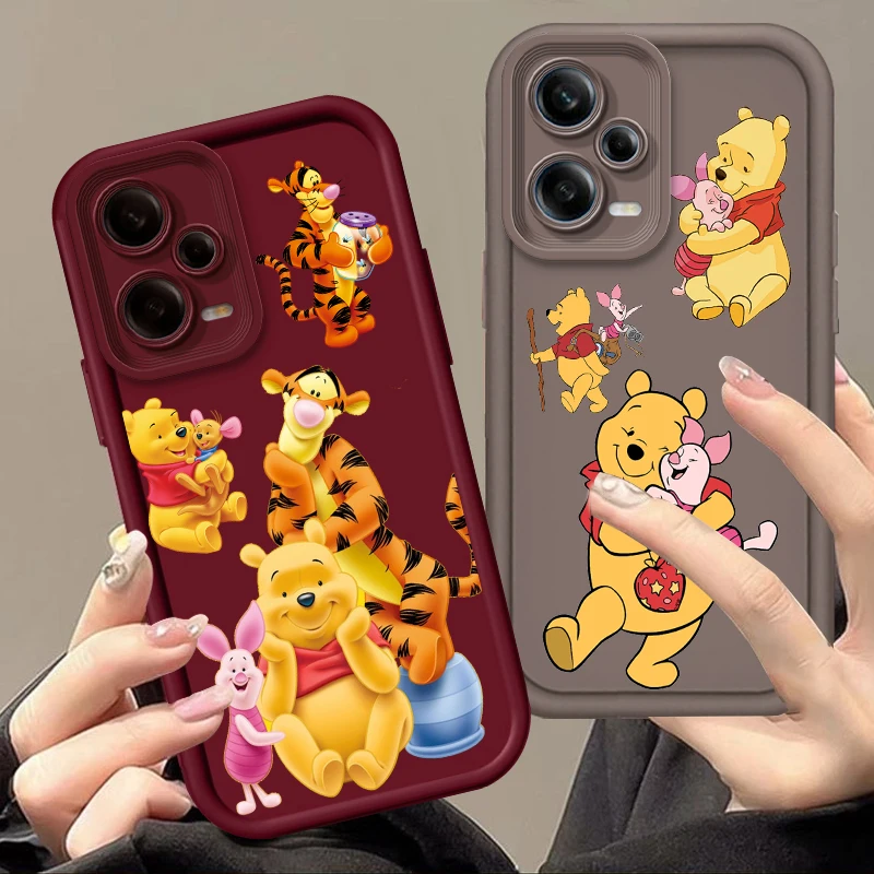 The Many Adventures Of Winnie The Pooh Cute Eye Ladder For Xiaomi Redmi Note 13 12 12C 11 11S 10 10C 10A 9C 9A Pro 5G Back