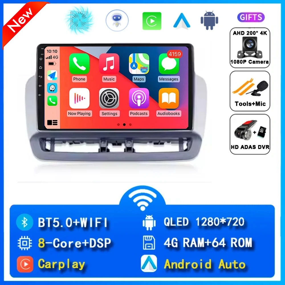 12G + 256G QLED Touchscreen Voor Seat Ibiza 2012-2015 Android 15 Auto Radio Auto Multimedia Video speler 5G WIFI BT GPS Navigatie