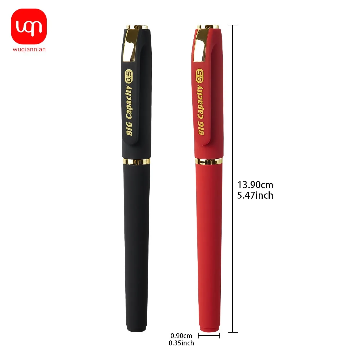 WQN 4/8/12 pièces stylos neutres simples et élégants, grande capacité, prise confortable, stylo de Signature d'écriture lisse et doux