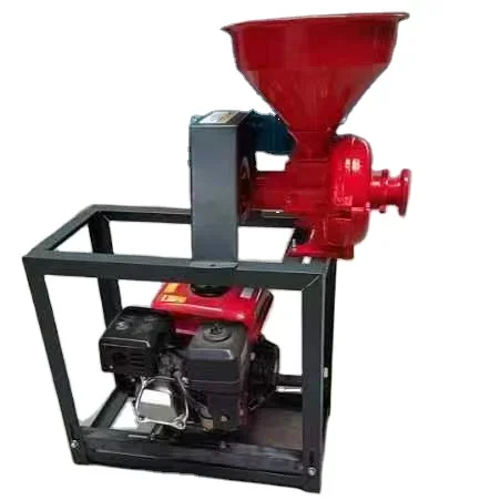 

【Hot】Farm Use Multifunctional Wheat/Corn/Peanuts/Maize/Spice Grind Powder and Pulp Flour Mill 220V Electric Motor/Gas-oline Engi