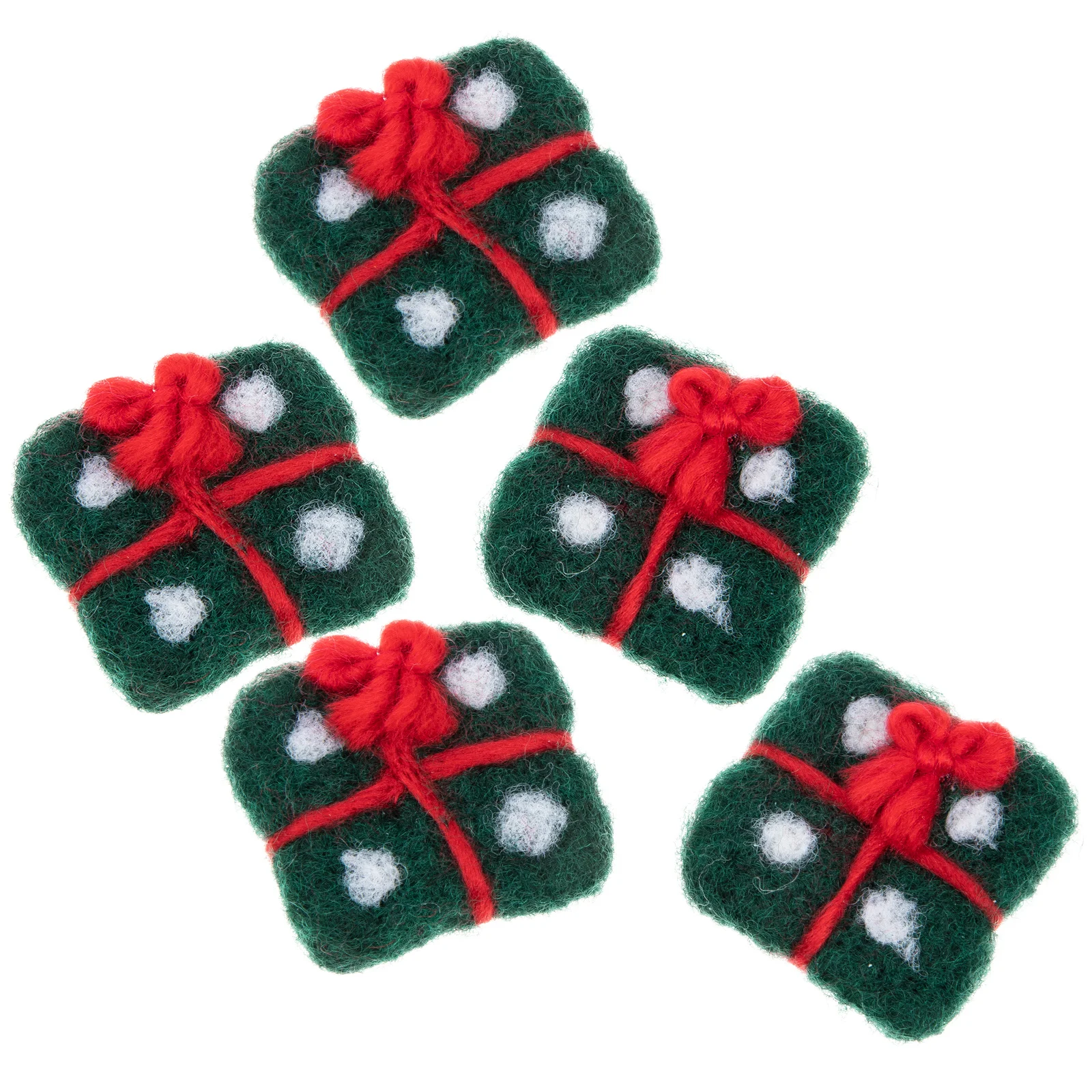 

Christmas Gift Box naments Premium Felt Decorations for Tree Hanging Pendants Xmas Accessories Home Scene