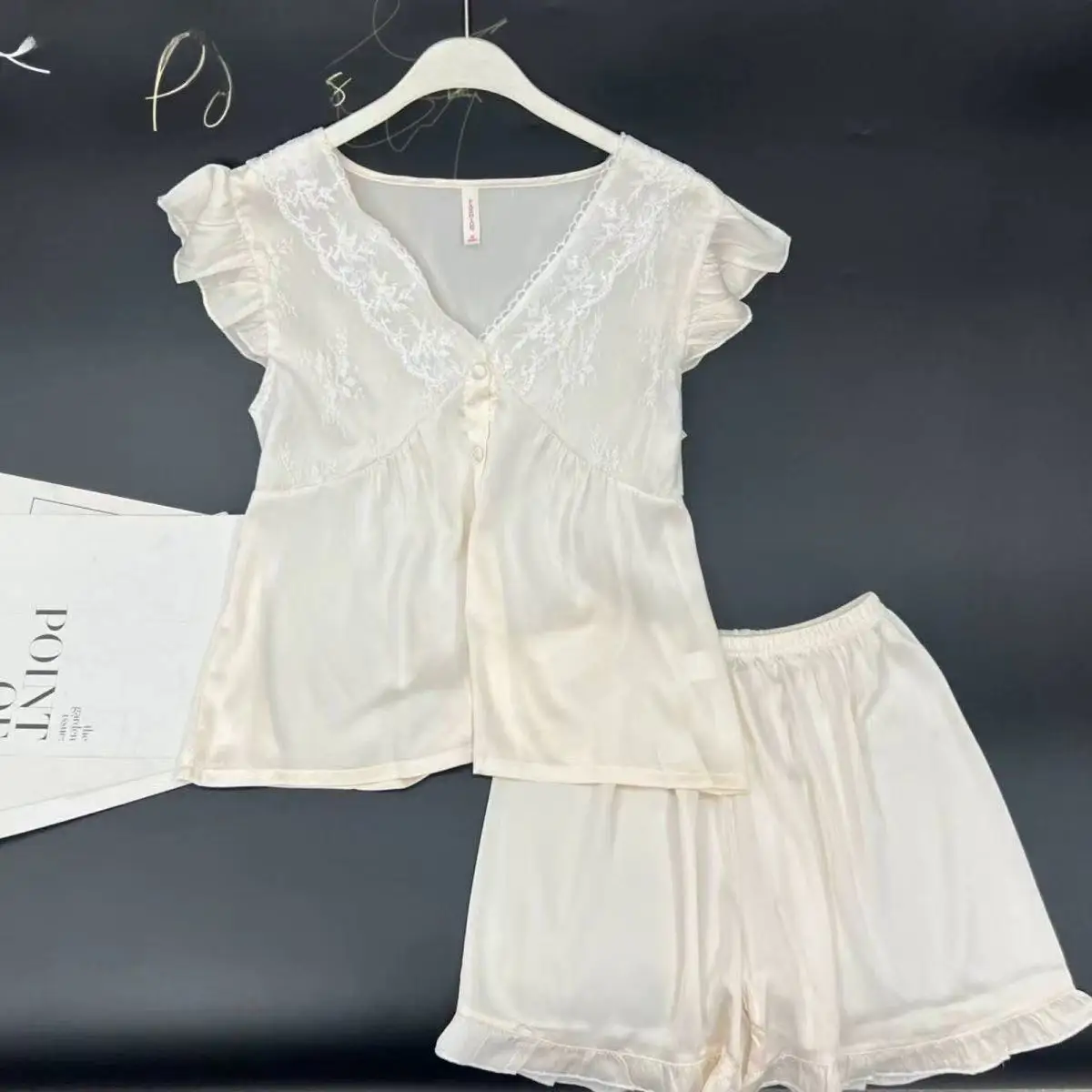 

Pajama Pants Set Two-piece Set Women's Clothing Homewear Summer Comfortable Casual Stylish Breathable Simple Loose Large Size