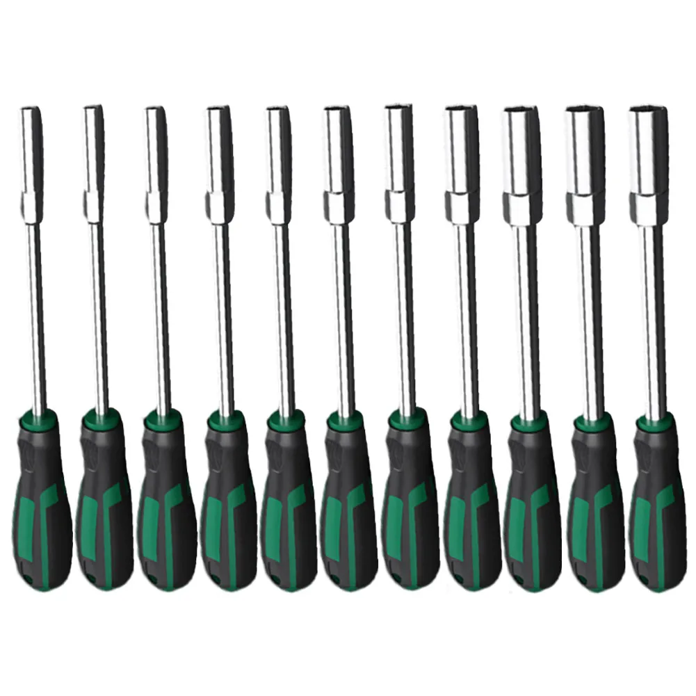 Socket Driver Wrench Screwdriver Nut Key Nutdriver Extend Driver Hand Tool 5mm 5.5mm 6mm 7mm 8mm 9mm 10mm 11mm 12mm 13mm 14mm