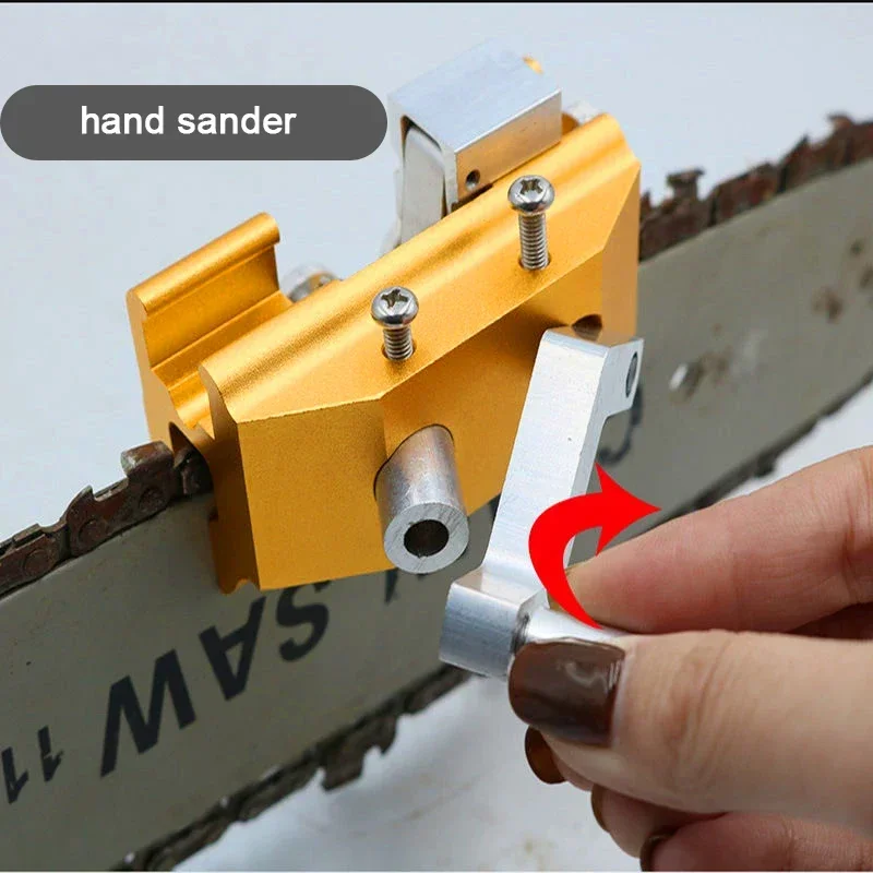 Chain Saw Sharpener Manual Chainsaw Sharpening Jig Portable Woodworking Grinding Chains Sharpen Machinery Garden Power Tools