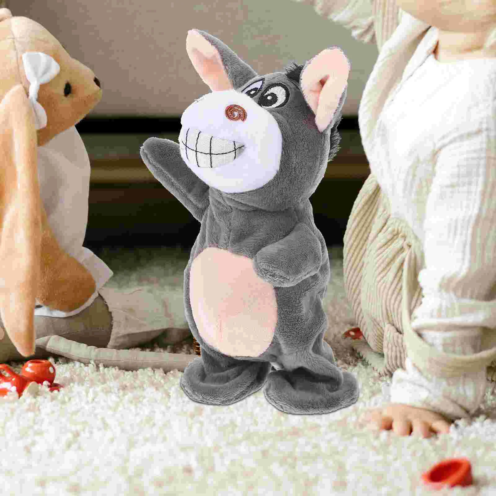 Talking Plush Interactive Toys Speaking Donkey Repeating Animal Stuffed Sloth Electric