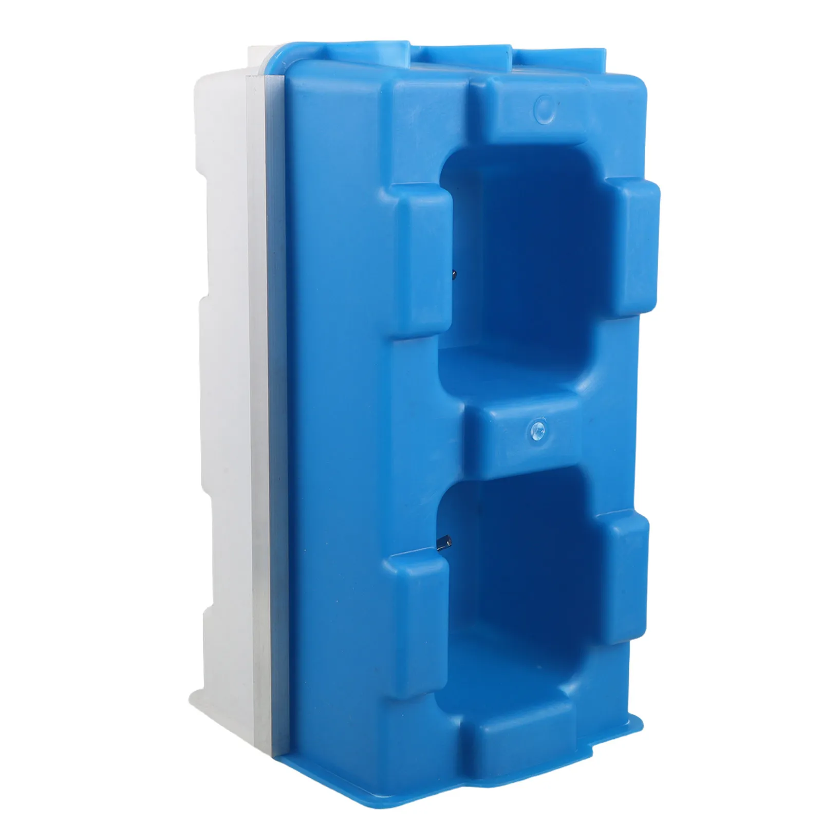 Interlocking Concrete Brick Molds Reusable Plastic Cement Block Forms for Outdoor Walls Garden Pathways Smooth Surface Hollow