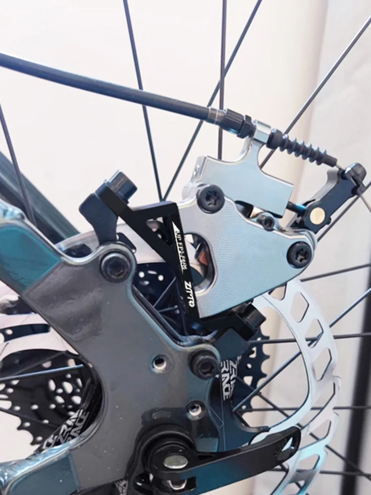 Bike Disc Brake Adapter Post Mount To Flat Mount Bicycle Disc Brake Adaptor Front & Rear Disc Brake Caliper Mount Adapter