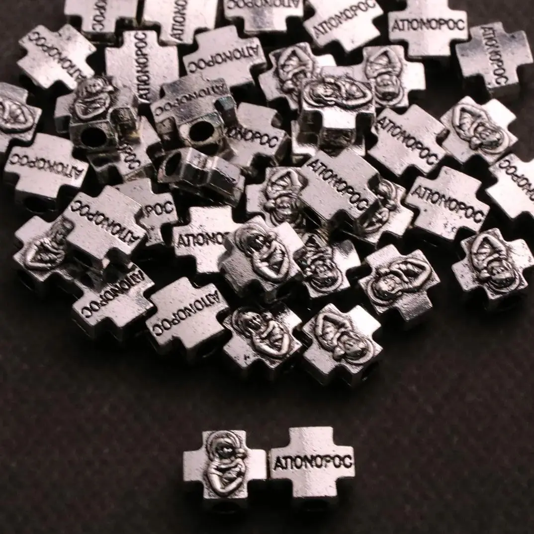 Cottvott 30 قطعة/الوحدة سيدة عقد الرضع يسوع الصليب خزر عازل DIY بها بنفسك الوردية أجزاء الكنيسة مجوهرات الدينية تذكار Accs #1