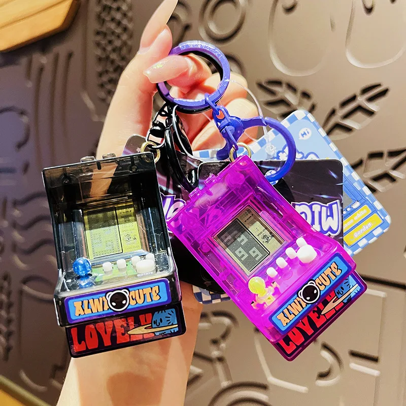Cool Bear Street Cyberpunk Classic Game Console Keychain Single