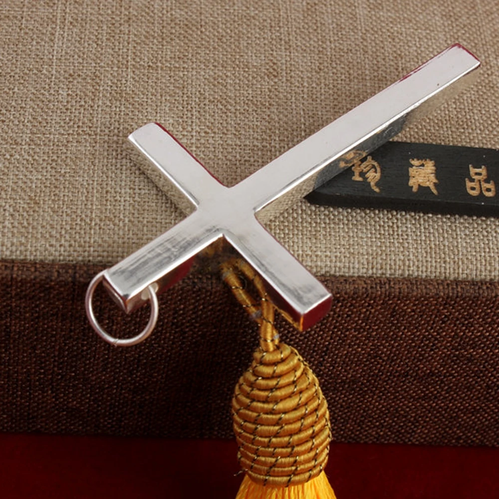 9999 silver jewelry handmade soild pure silve pendants real silver crossing pendant 10g-30g