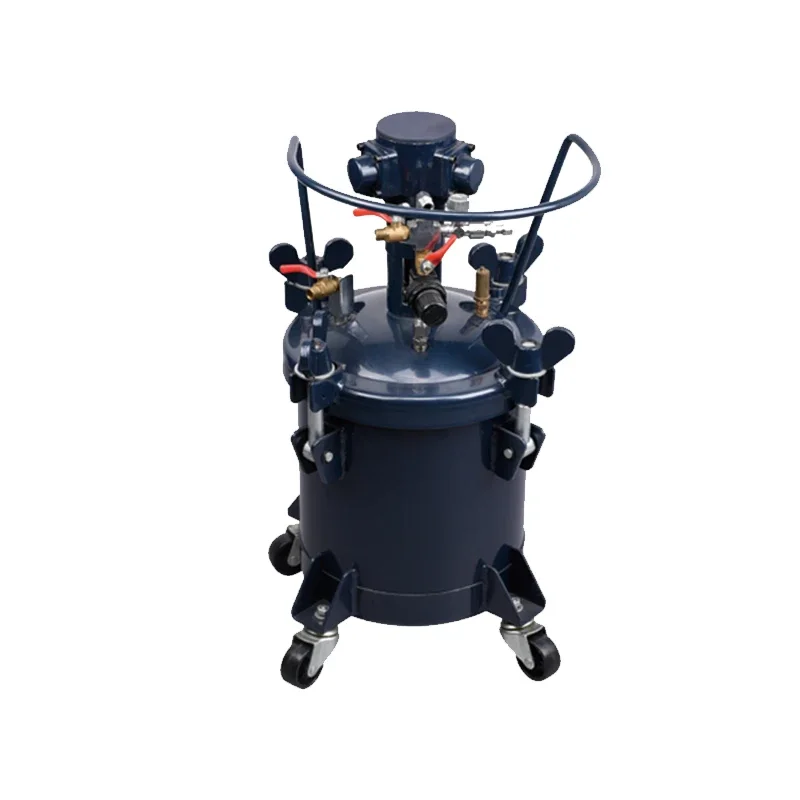 

-AEROPRO R8318A Pressure Pot Paint Gun Max 30 PSI Pressure Tank Paint Fluid Hoses Automatic With Paint Spray Gun