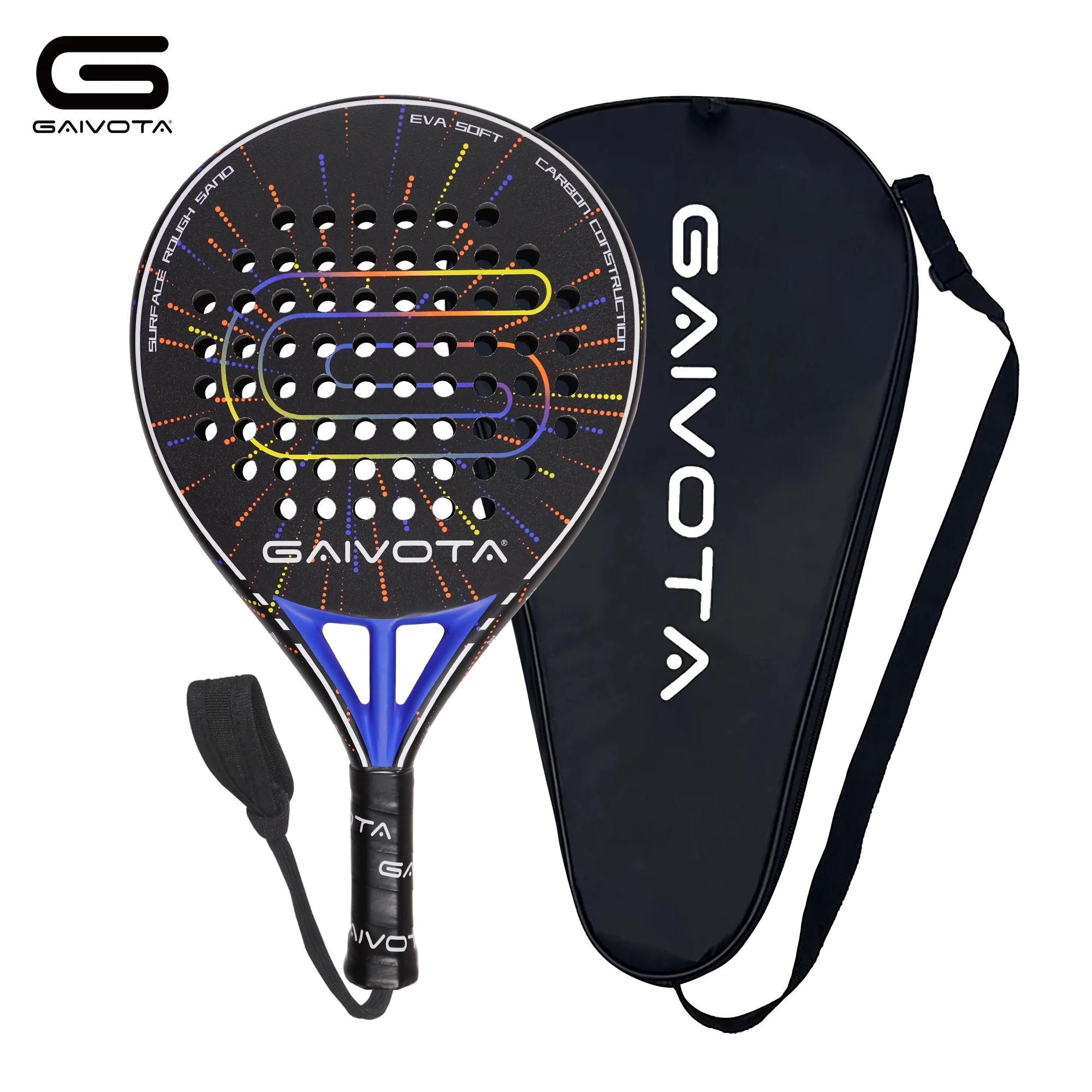 

Теннисная ракетка GAIVOTA 2026, новая, синяя, PX30, для падела, с покрытием из углеродного волокна, для активного отдыха на открытом воздухе