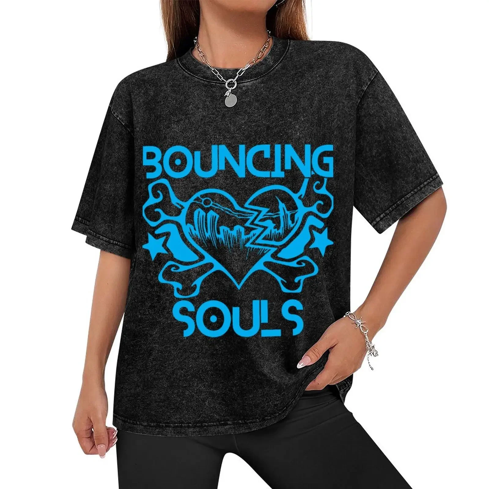 the bouncing souls american punk band T-Shirt Aesthetic clothing cheap stuff blacks Men's t-shirt