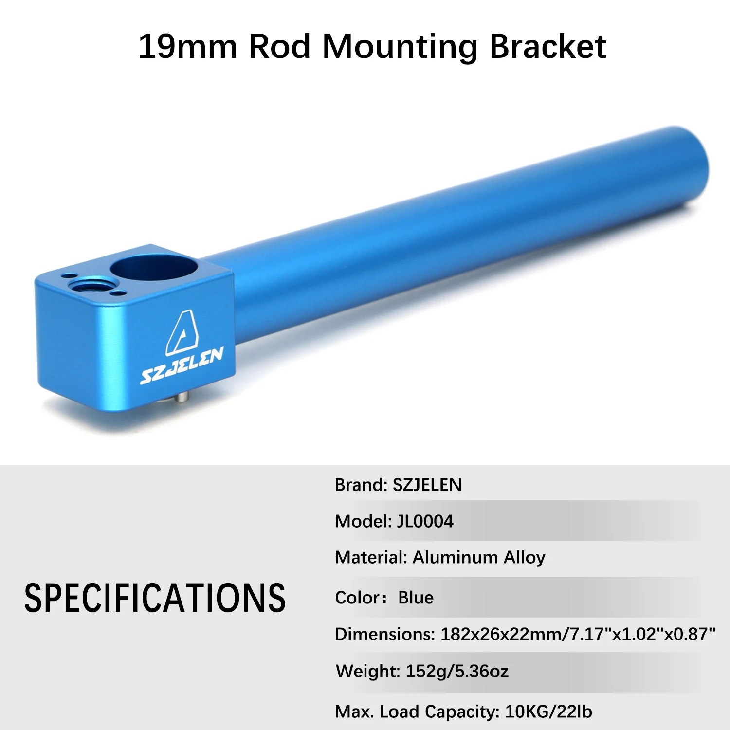 19mm Rod Mounting Bracket With 3/8 Screw With Anti Twist for ARRI RED Sony 15CM