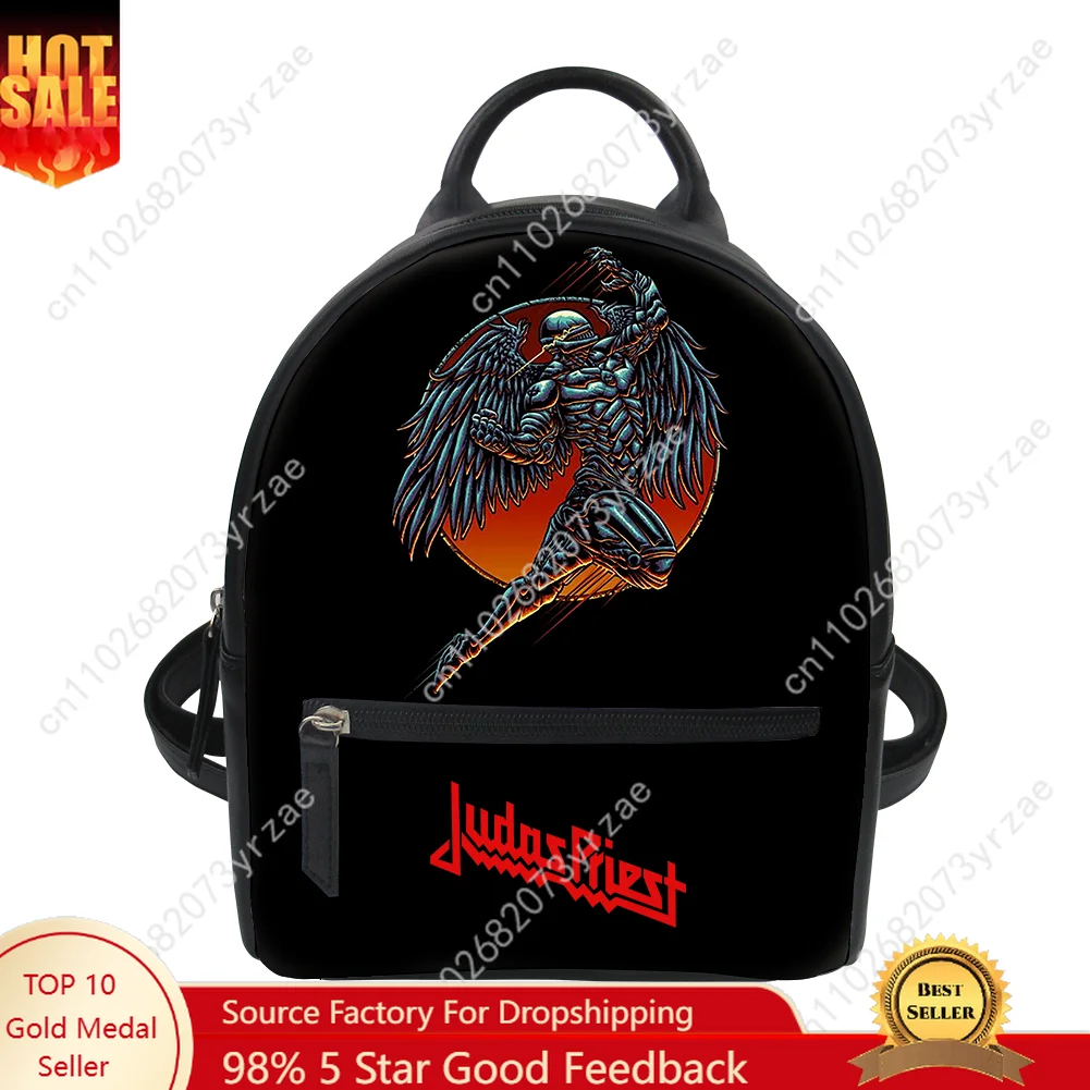 

Judas Priest Backpack Purse Womens Schoolbags Personalized Fashion Double Shoulder Bag High Quality Travel Daypack Custom Bags