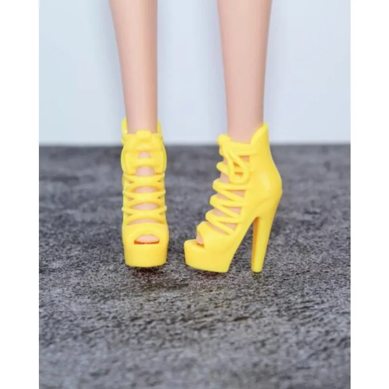 BK16 人形ハイヒールの靴偏平足の靴ギフトアクセサリー Bbie 人形用