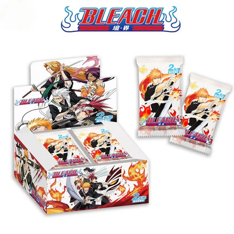 

New Bleach Card Deluxe Edition Rhinestone Cold Stamping Rounded Corner Thickened Card Anime Collection Card Toys Gifts