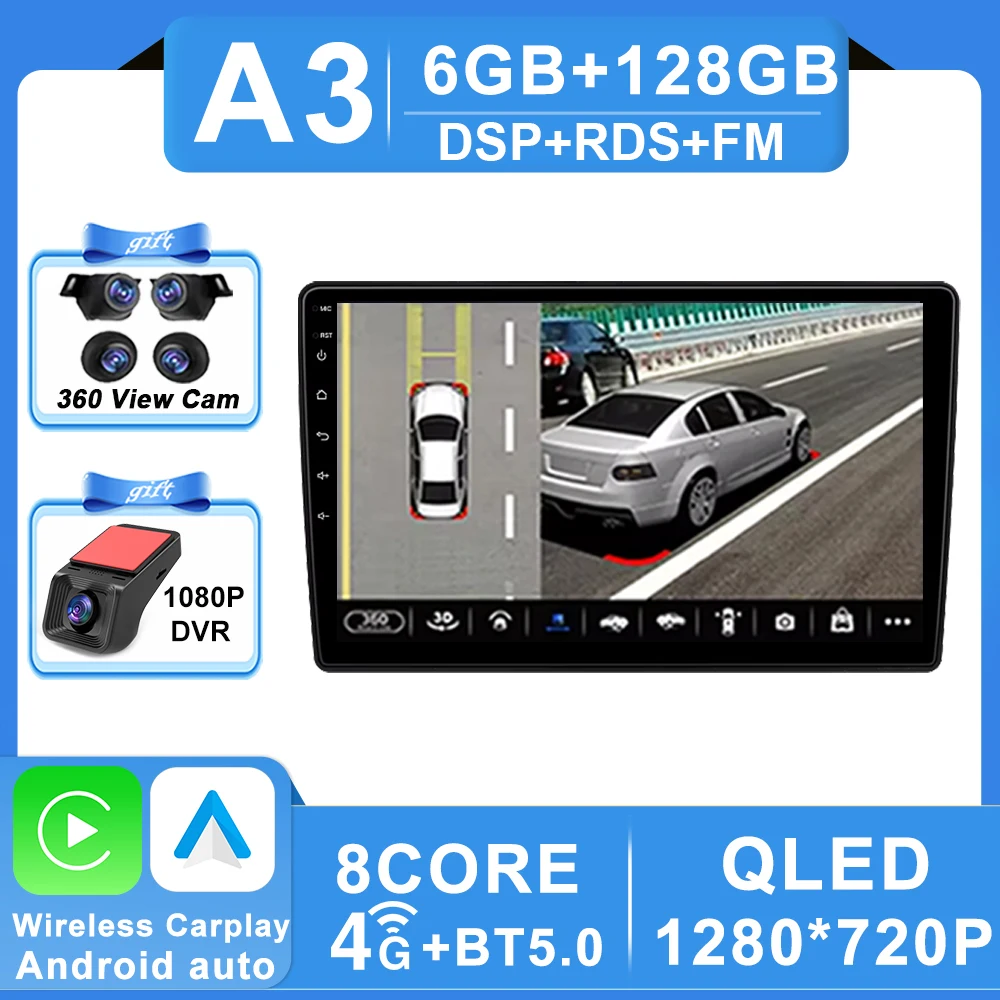 Android 16 Carplay Video Voor Citroen C5 X7 III Autoradio GPS Navigatie Stereo 4G Wifi Auto Monitor DVD Bluetooth Geen 2din DSP 2k