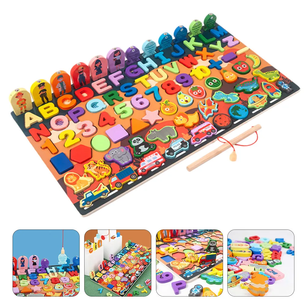 

Набор из 1 шт. Деревянные развивающие головоломки для раннего развития, креативные, красочные, для развития интеллекта, детские развивающие игрушки-пазлы, стимулирующие мышление