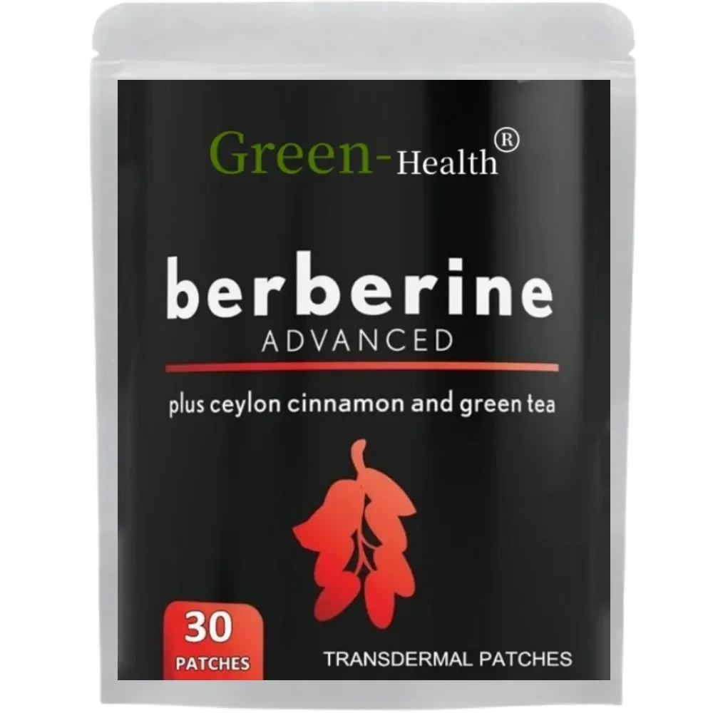 Berberine Transdermal Patches Supports Immune and Cardiovascular -30 Patches One Month Supply