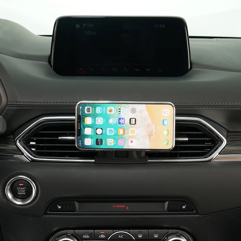 Magnetic Car mobile phone holder gps holder cell phone cradle  bracket for Mazda CX5 CX-5 CX8 CX-8 2017 2018 2019 2020 2021 - Image 2