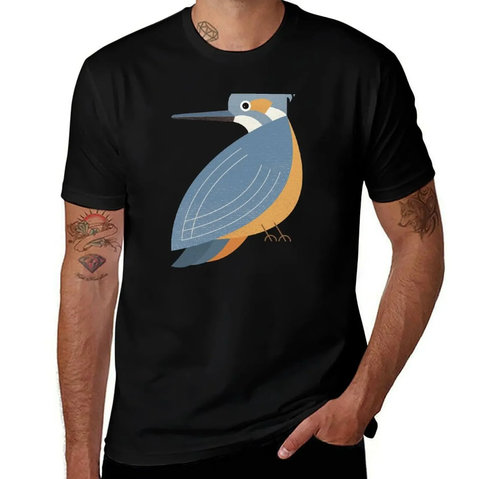 Whimsy Blue-eared Kingfisher T-Shirt Blouse tshirts personalised mens champion t shirts