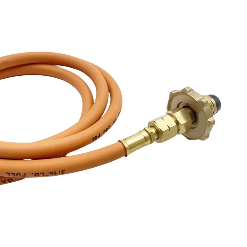 Copper Welding Torch with 2 Meter Hose for Metalworking Sheet Metal Shaping High Temperature Heating and Charcoal Ignition