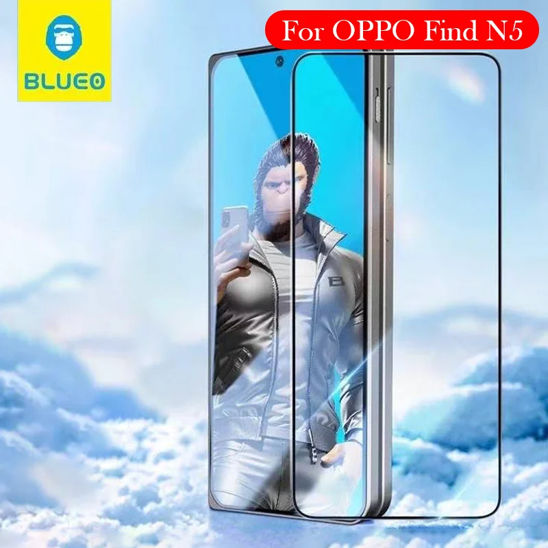 Blueo 強化ガラス OPPO Find N5 スクリーンプロテクター OPPO FIND N5 カバーフィルム用