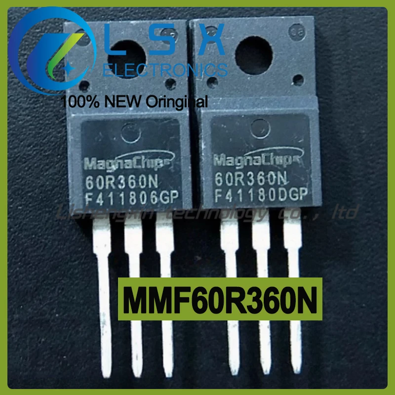 Transistor de efecto de campo IC de circuito integrado, 60R360N, MMF60R360N, TO-220F