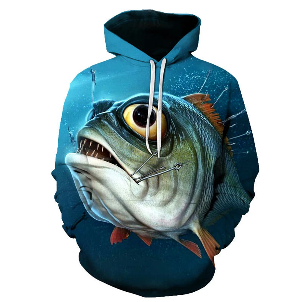 

Мужская одежда, кепка для рыбалки, толстовка с 3D принтом карпа, повседневная и забавная одежда больших размеров, новые весенне-осенние топы в новом стиле