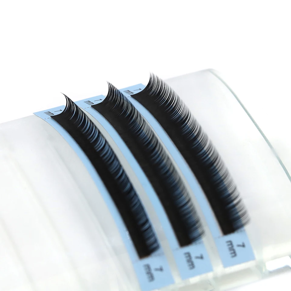 Rujade Lower Lashes 5mm 6mm 7mm B Curl Individual Bottom Eyelash Extension Matte Black Short Faux Mink Volume Lash Tray Supplies