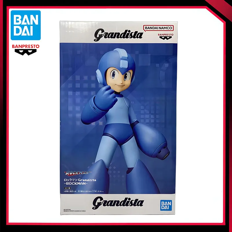 

In Stock Genuine Bandai Grandista Rockman MegaMan Game Character Action Figure Collectible Model Toy Decoration Anime Figure