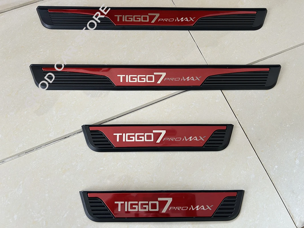 Fit CHIREY CHERY CAOACHERY TIGGO 7 PRO MAX TIGGO7PROMAX 2025 Door Sill Scuff Plate Threshould Pedal Stainless Steel Pad Guard