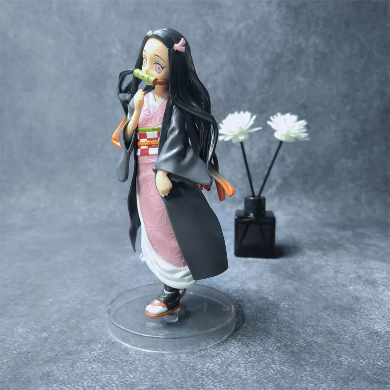 18 cm/7.08 pollici Anime Demone Slayer Kimetsu No Yaiba Nezuko Figura Kamado Nezuko Action Figure Da Collezione Statua Modello Giocattolo Regalo