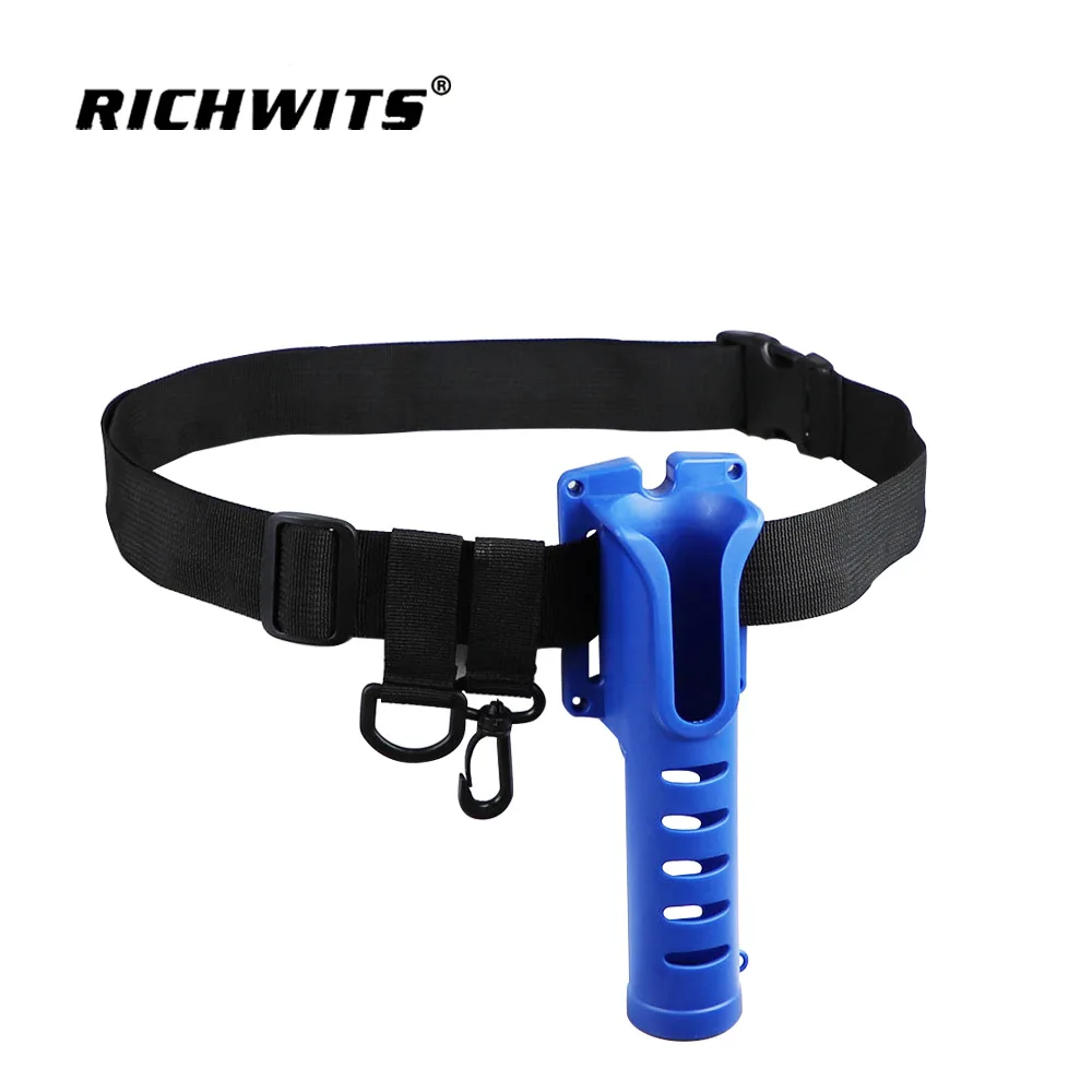 fishing belt rod holder Portable Fishing Rod Holder, ABS Belt Mount, 1PC