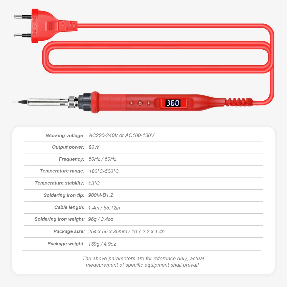 Imagem -04 - Jcd 80w Ferro de Solda 908u Atualização Multi-função Botão Temperatura Ajustável Estação de Solda Lcd Iluminação Display Ferro 908s