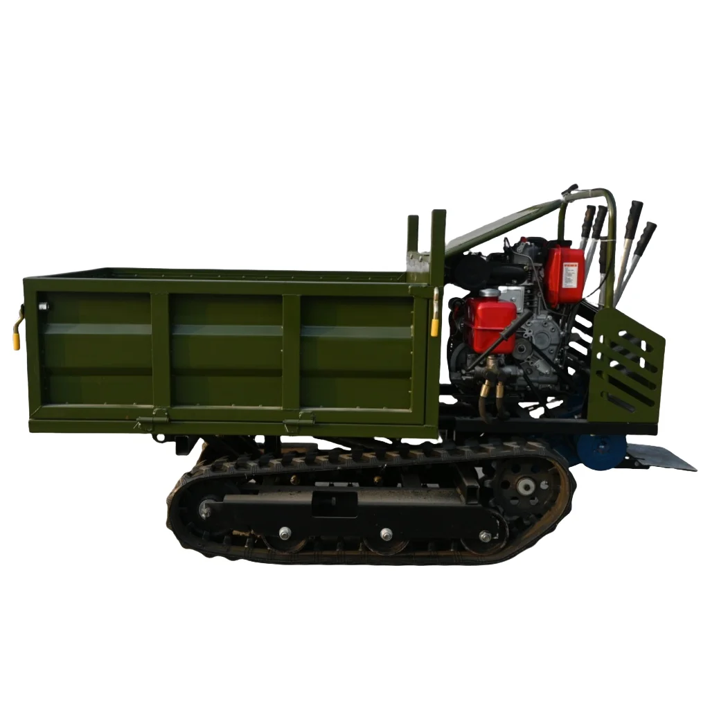 Customized Self Load Track Dumper 1ton 2ton 3ton 4ton Woodland Garden Loader Mini Track Crawler Dumper In Malaysia
