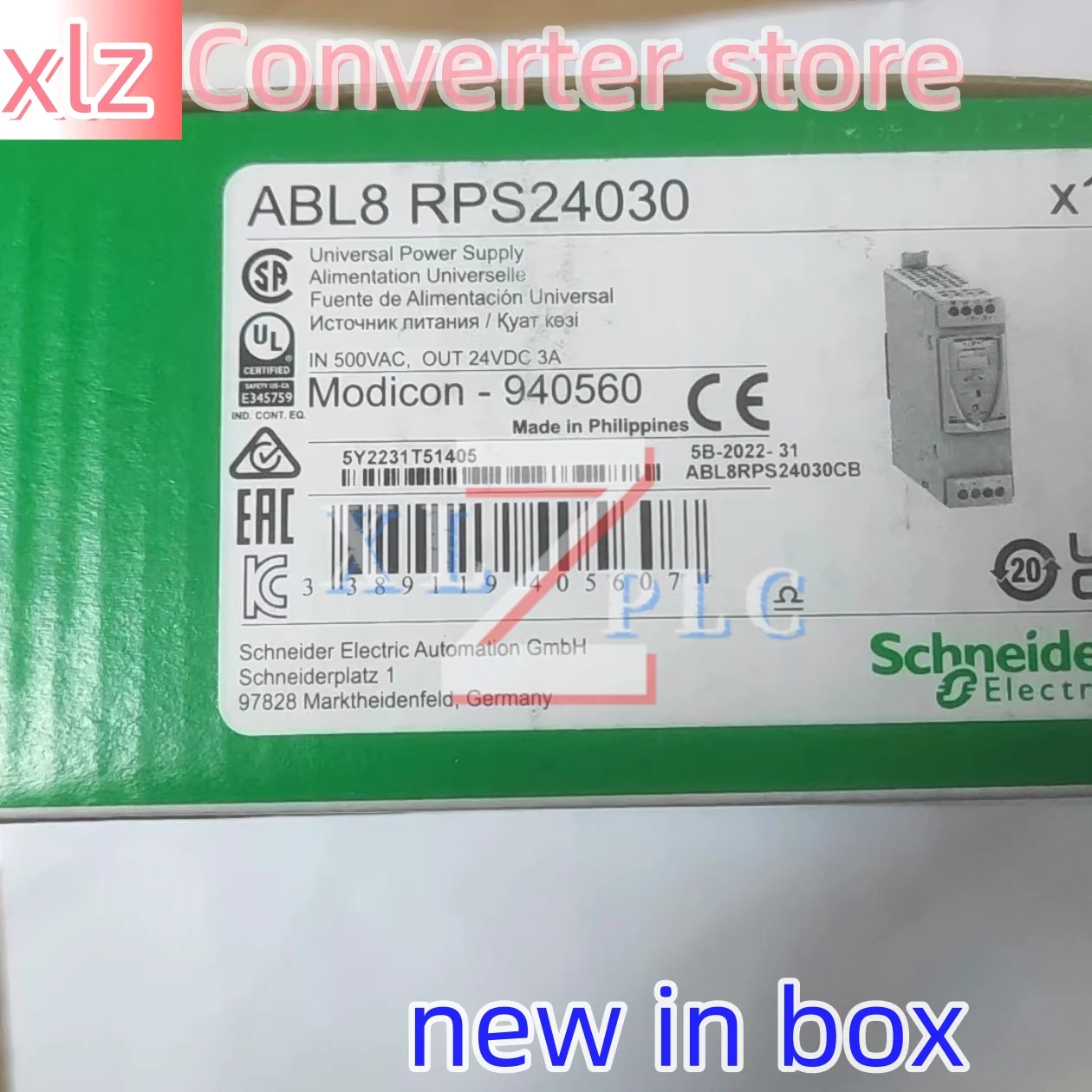 Konverter ABL8RPS24030 ABL8RPS24100 asli baru