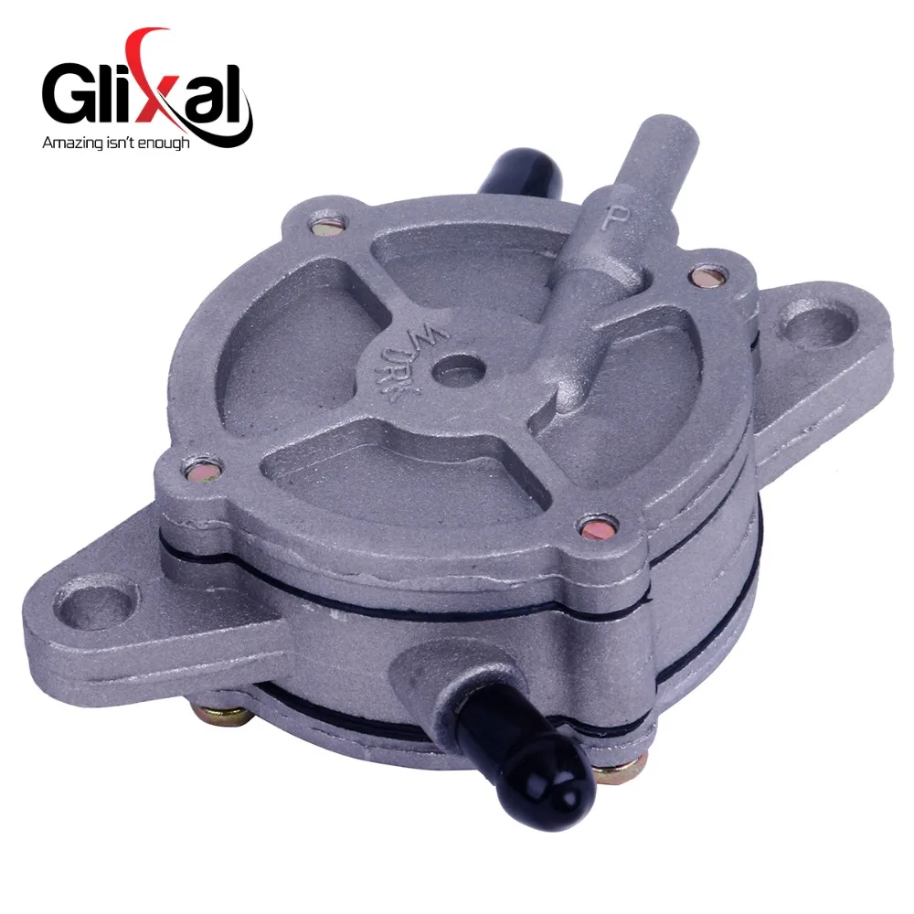 Glixal Gas Vacuum Fuel Pump Valve Petcock Switch for GY6 125cc 150cc Moped Scooter ATV Go-Kart