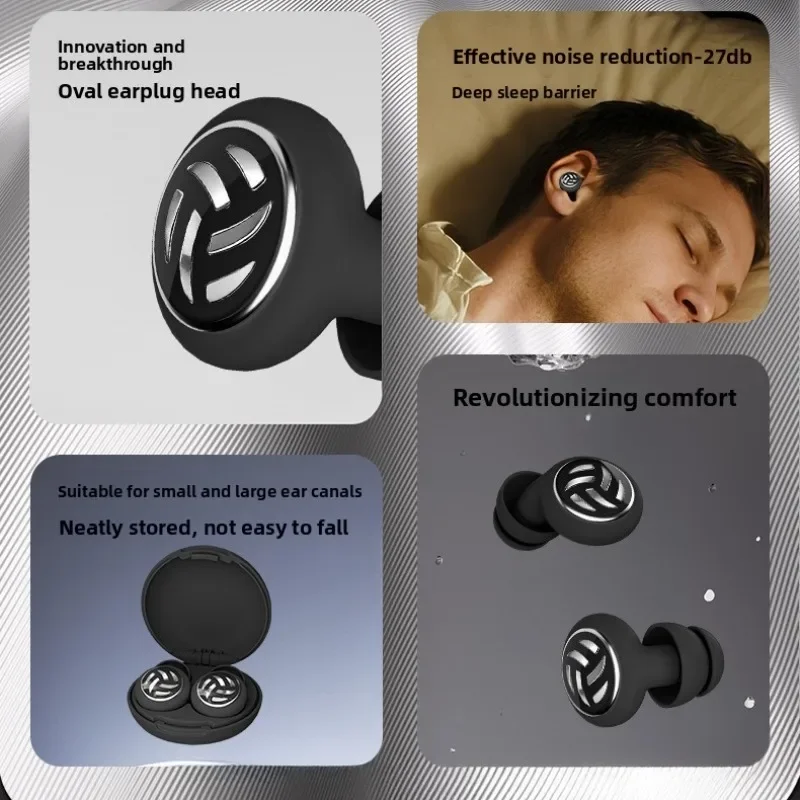 Soft Silicone Filter Earplugs for Student Dormitory Sleep Noise Reduction Mute Sound Insulation Comfortable Sleeping Aid
